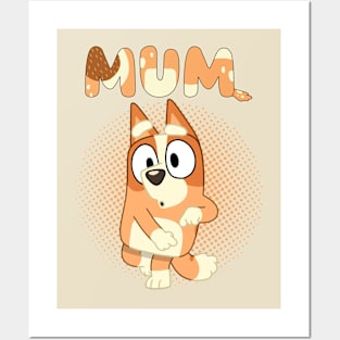 Best mum - Bluey Mum Posters and Art